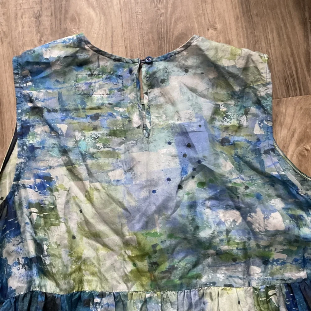 Johnny Was Gimova Shirred Maxi Dress size Small - Picture 8 of 8